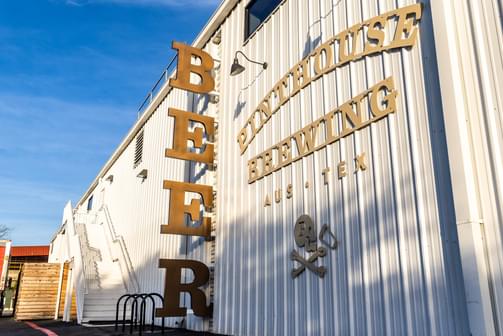 BW BEER sign on Bldg