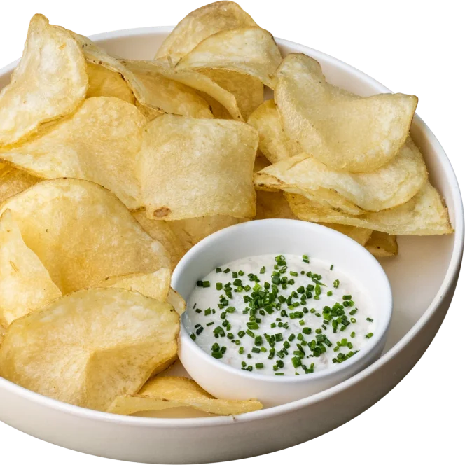 Pinthouse brewing chips and dip shareables