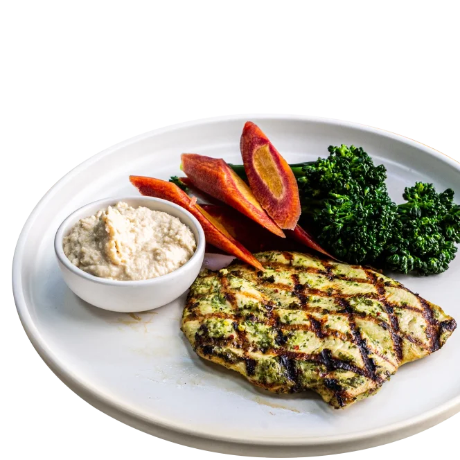 Pinthouse brewing grilled chicken breast carrots kids menu